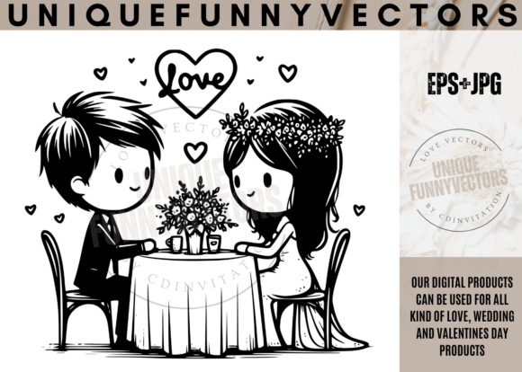 Bringing Romance to Life with Love and Wedding Svg Vectors 401