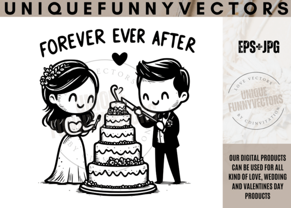Love and Wedding Svg Vectors 428: A Designer's Guide to Charming Character Assets