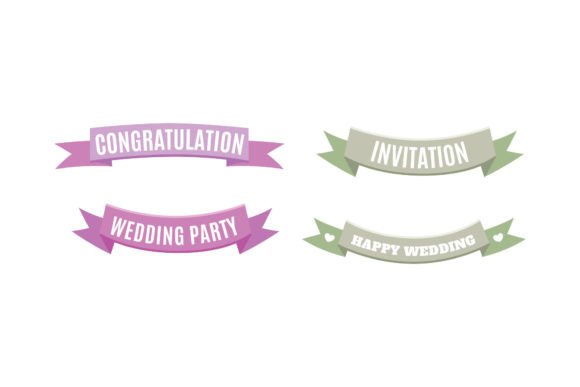 Wedding Ribbons Collection: A Designer's Guide to Elegant Typography